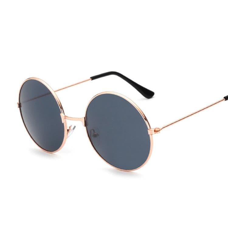 Vintage Small Round Sunglasses Women Retro Alloy Frame Colorful Mirror Lens Designer Brand Oculos De Sol