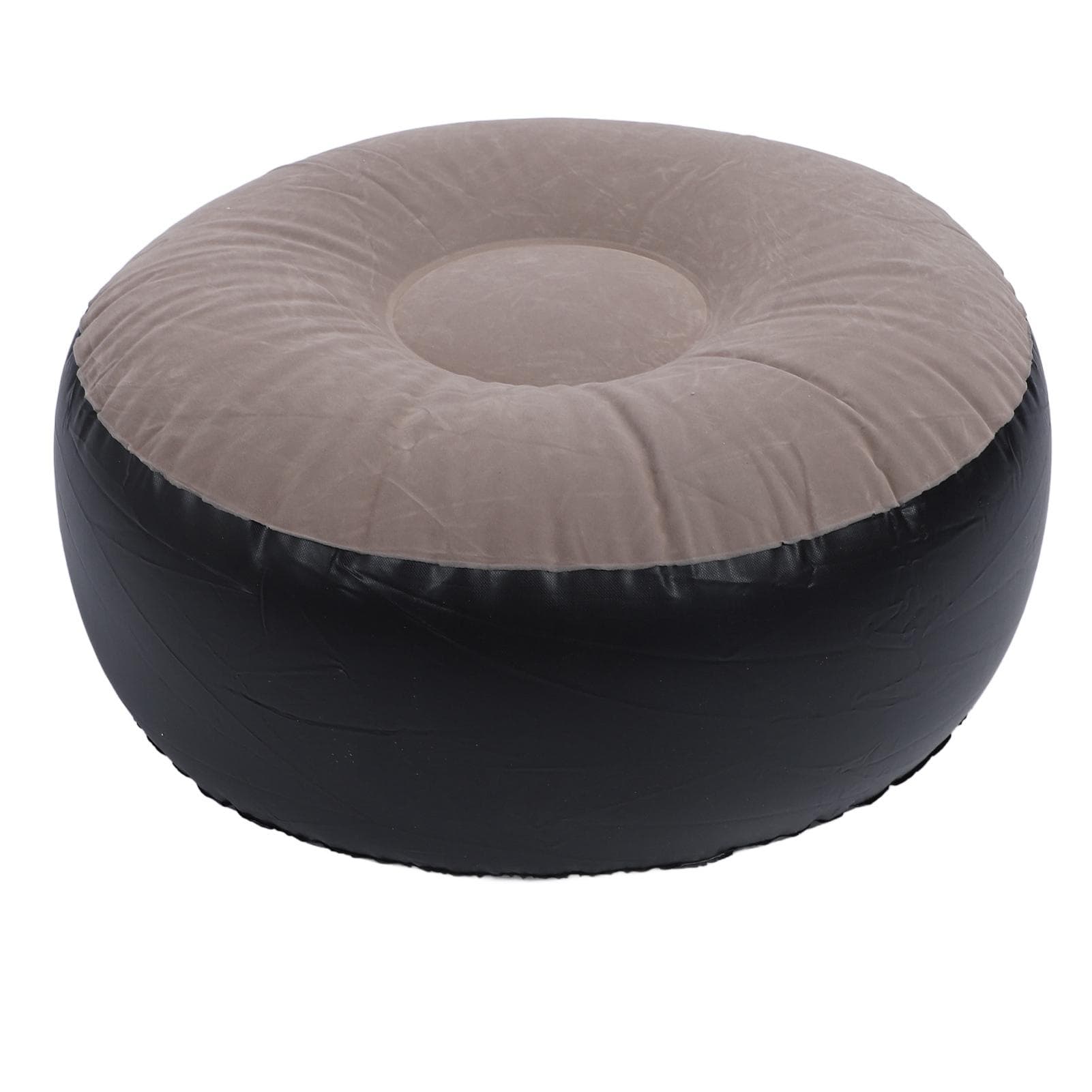 Inflatable Flocking Stool Multipurpose Lightweight Portable Ergonomic Design Round Portable coffee