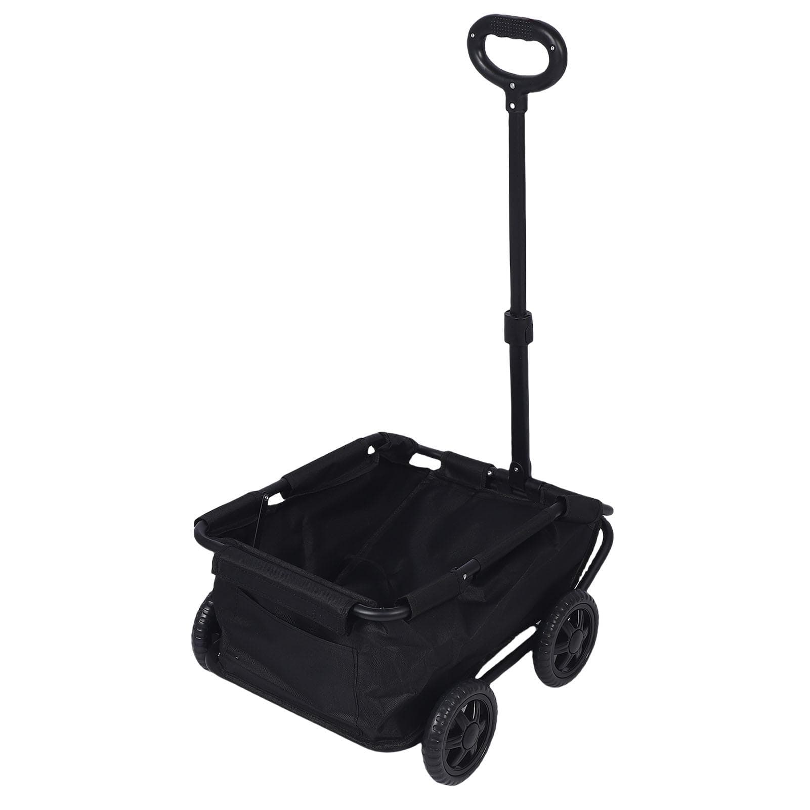 Pet Stroller Multifunctional Folding 4 Wheels Pullable Pet Cart Portable for Outdoor Camping Travel