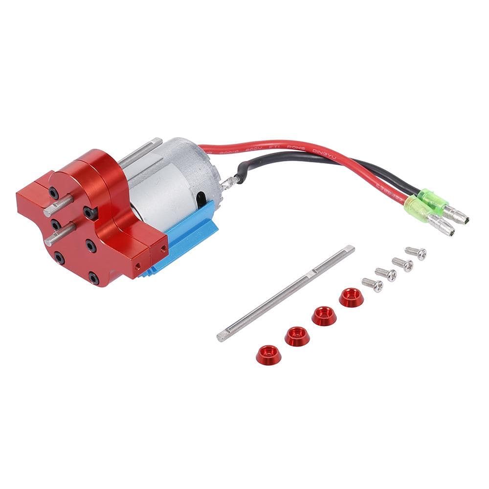 Replacement For 1/12 MN-D90 FJ-45 Metal Gearbox 380 Brushed Motor Speed Change RC Car Parts red