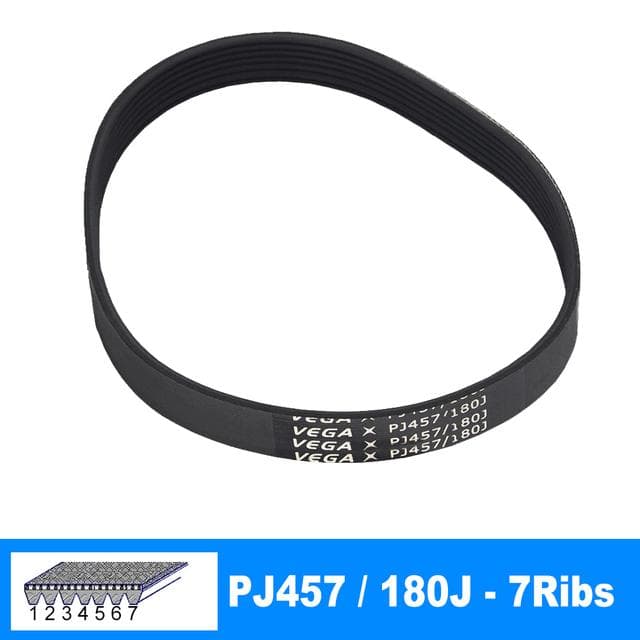 VEGA V-Belt PJ457 180J 3/4/5/6/7/8/9/10 Ribs for DIYModel Motor Belt Parts