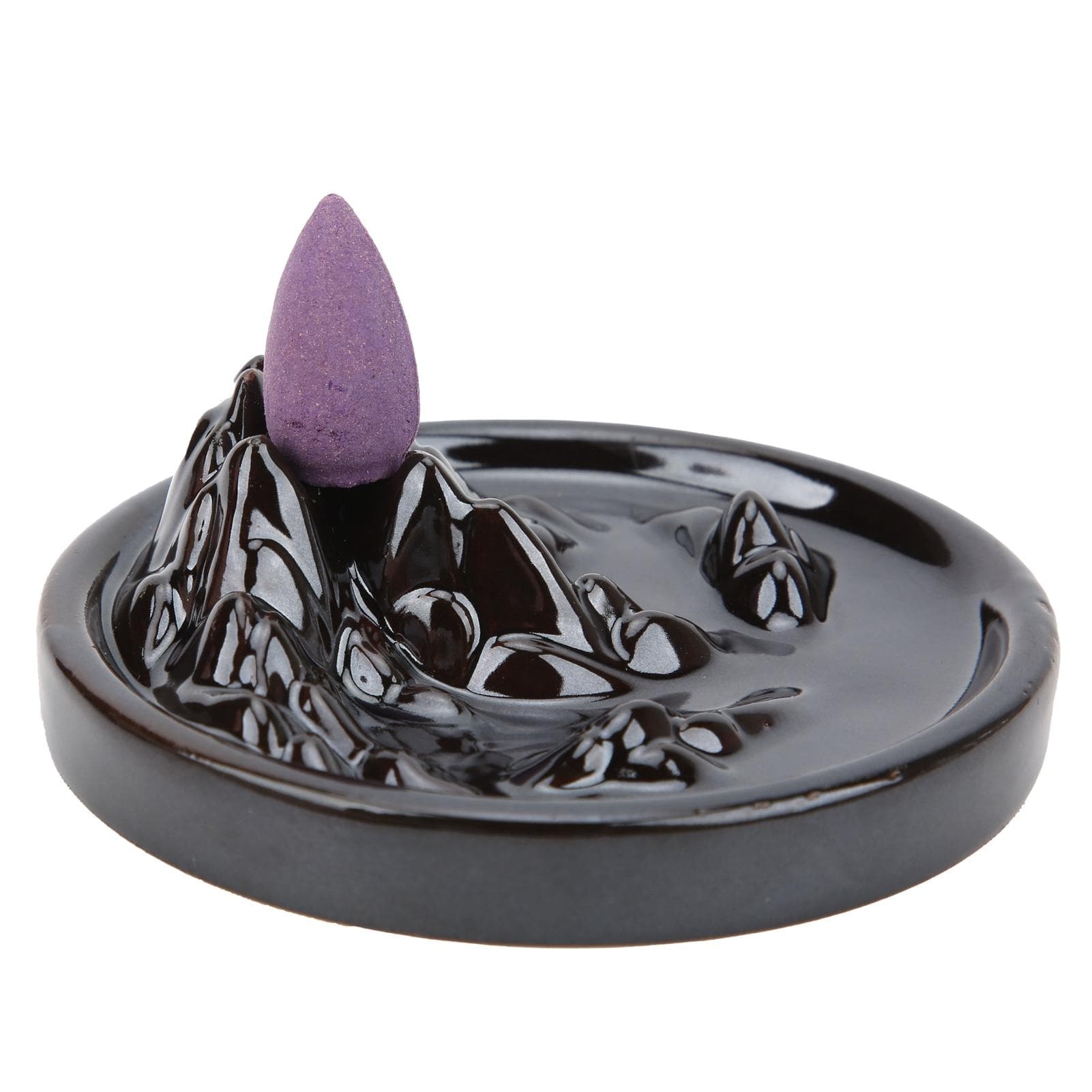 Backflow Incense Burners HandMade Easy to Clean Incense Holder with 20Pcs Free Spices for