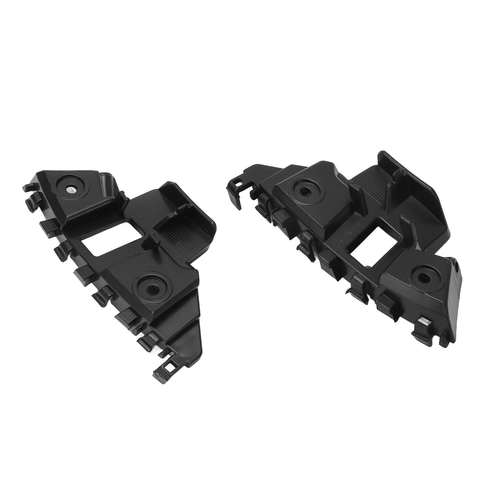 2PCS Front Bumper Retainer Bracket 5C6807184 Strong Toughness Sturdy Black for Car