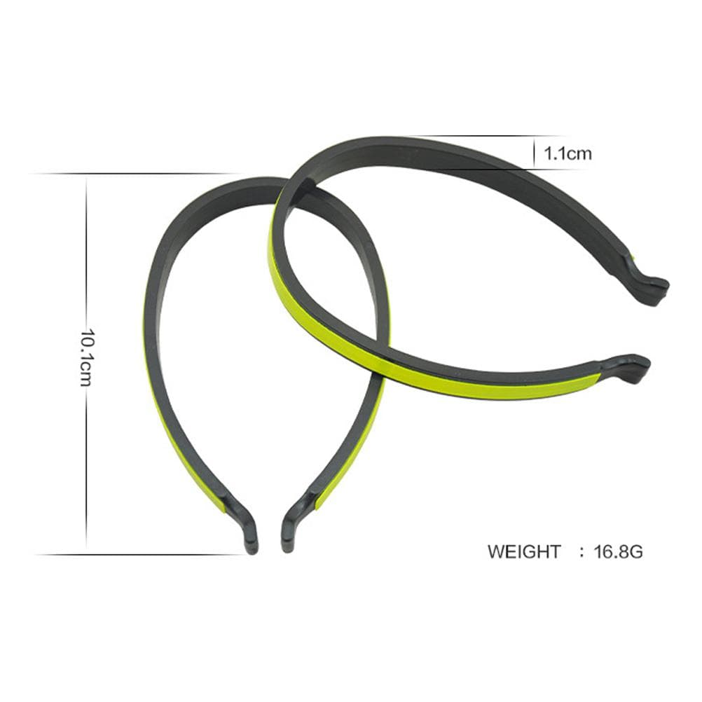 2pcs Bike Trouser Clips Lightweight Reflective Bike Trouser Pants Safety Clip for Night Riding