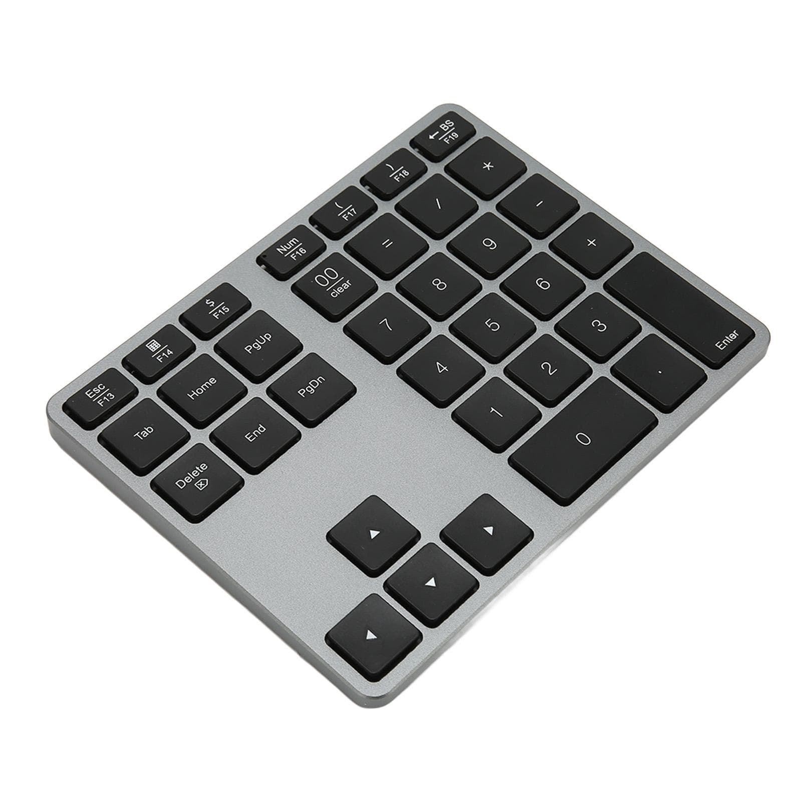 Wireless Number Pad 35 Keys Scissor Switch BT5.0 Aluminium Alloy Case Numeric Keypad for Desktop