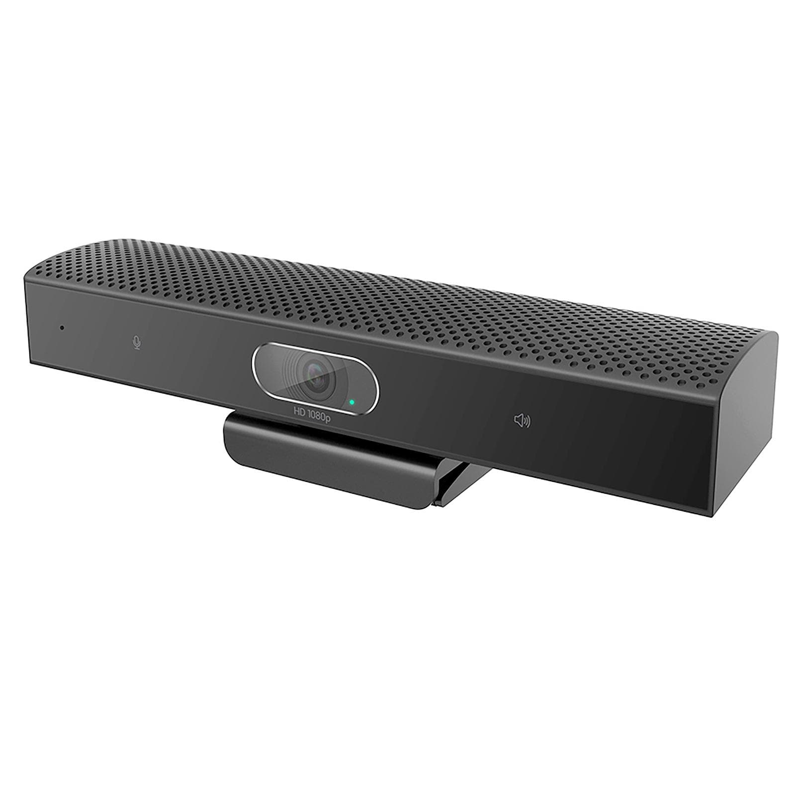 SEEUP 3R 2K Webcam with Microphone and Speaker 360 degrees Voice Pickup with DSP Noise Reduction Chip USB black