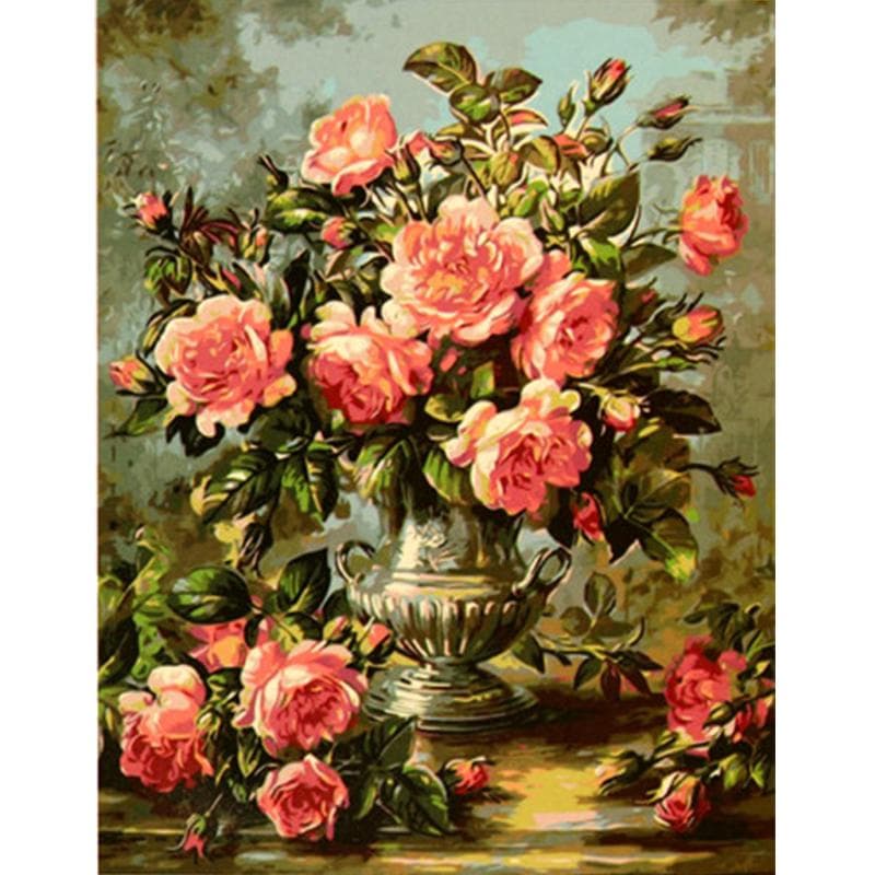 5D DIY Full Diamond Painting Flower Bouquet Diamond Embroidery Rhinestone 20X30CM