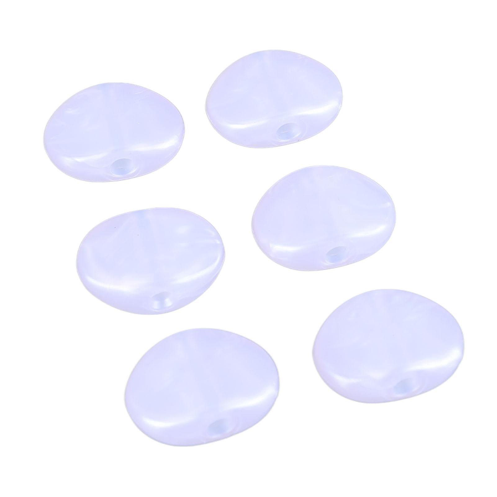 6PCS Guitar Tuning Button Handle Plastic Tuner Peg Knobs Machine Head for Acoustic Electric Guitars white