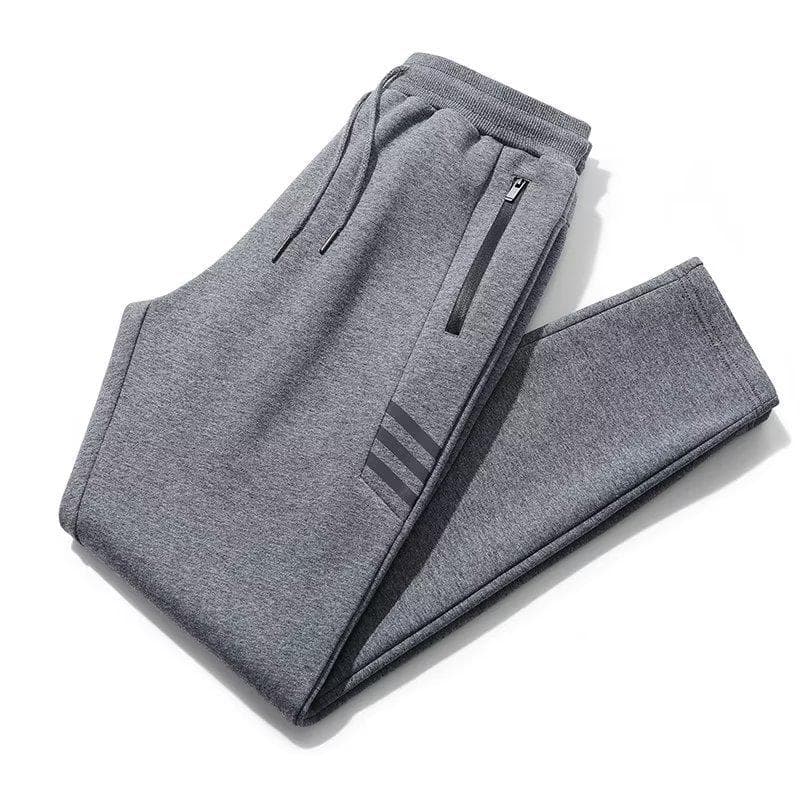 Men's Cuffed Sports Pants with Pockets, Zipper, and Anti-Theft Features - Casual Sweatpants for Cross-Border Delivery M