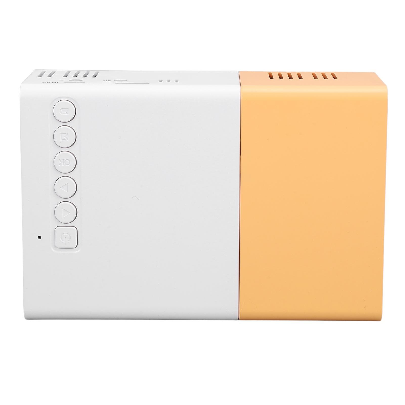 Small Projector 600ASIN Remote Control Portable Movie Projector with USB AV HD Multimedia Interface US Plug