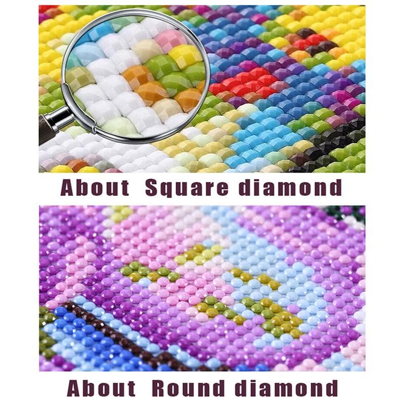 Diamond Painting Cross Stitch Full Round Drill Big red cock Diamond Embroidery 20X30CM