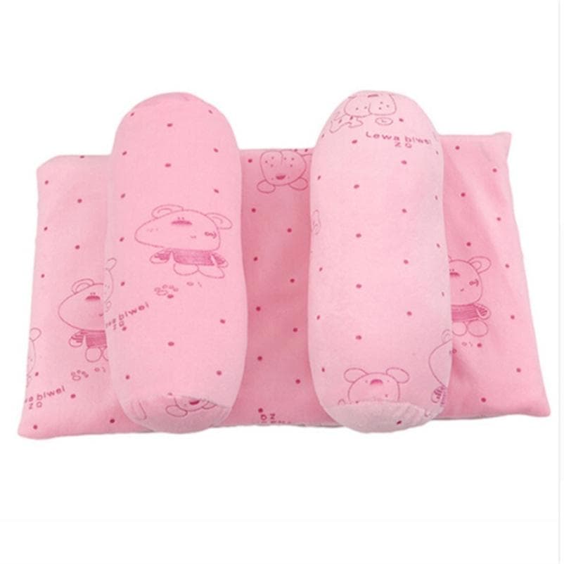 Newborn Baby Infant Pillow Anti-heading Pillow Multi-function Adjustment Pillow pink