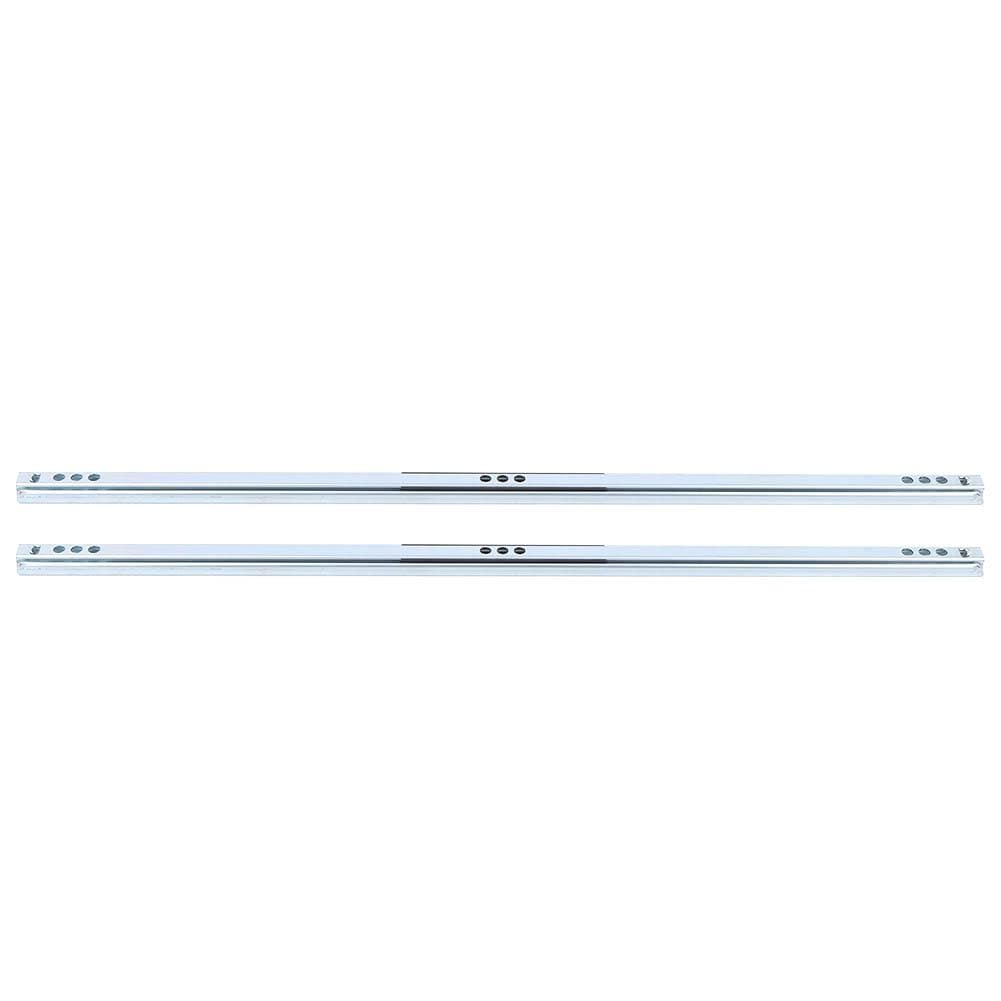 2Pcs/Set 450x17mm Drawer Steel Ball Slide Rail Hardware Accessory for Cabinet Closets