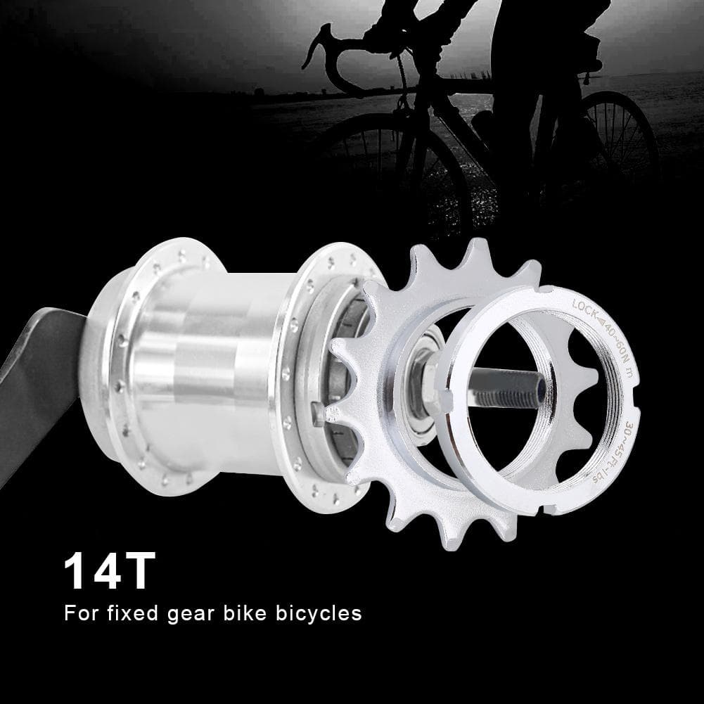 Durable Steel Single Speed Freewheel Flywheel Sprockets Parts for Fixed Gear Bike Bicycle(16T)