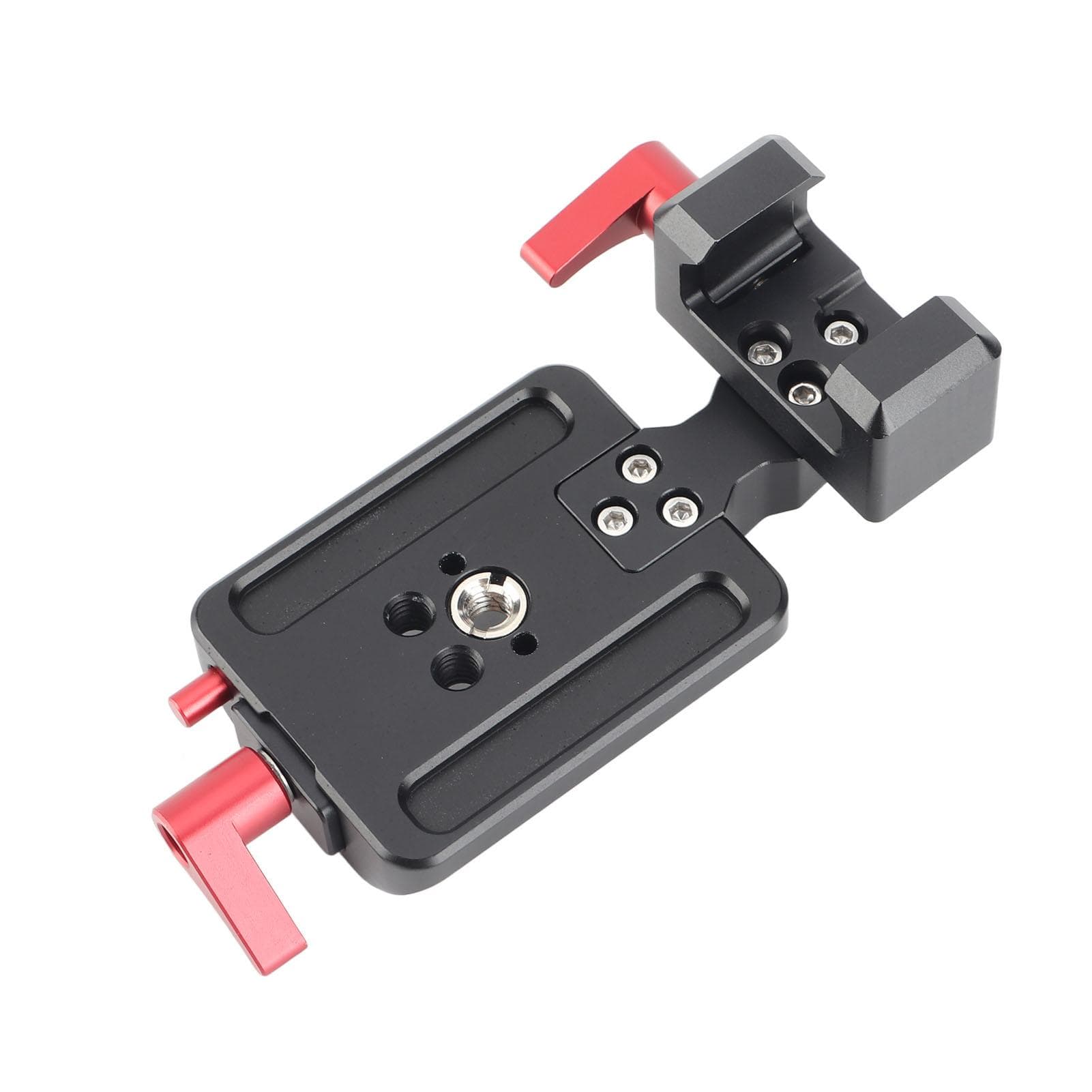 Rail Clamp Mounting Plate with Cold Shoe 14 38 Vertical Shooting Camera Mount for RS3 RS2 RS3PRO