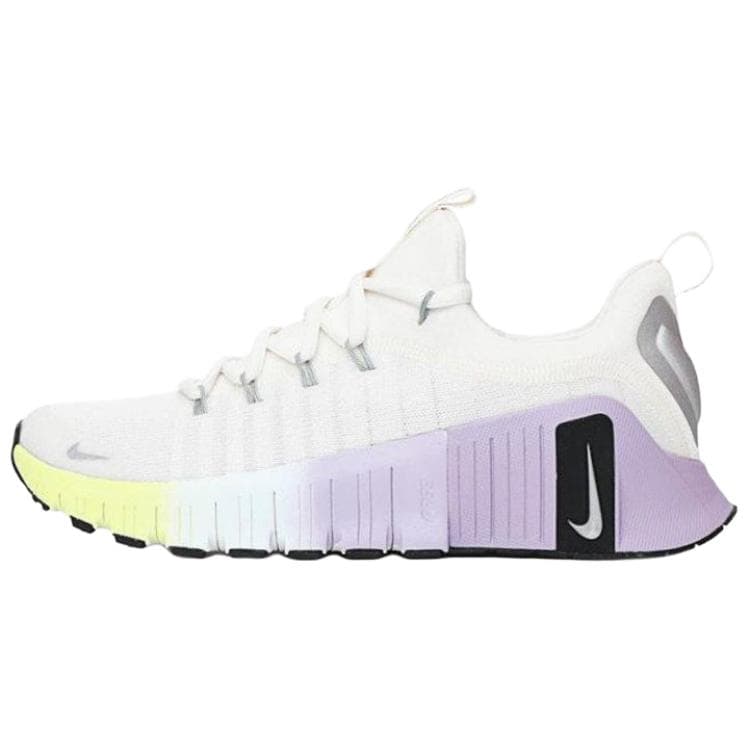 Nike Free Metcon 6 Se Phantom Black Hydrangeas Metallic Silver Women's HJ6214-001 40.5