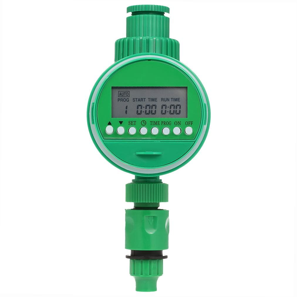 Outlet Programmable Hose Faucet Timer 3/4 1/2 Tap Automatic Wirless Water Gateway Garden green