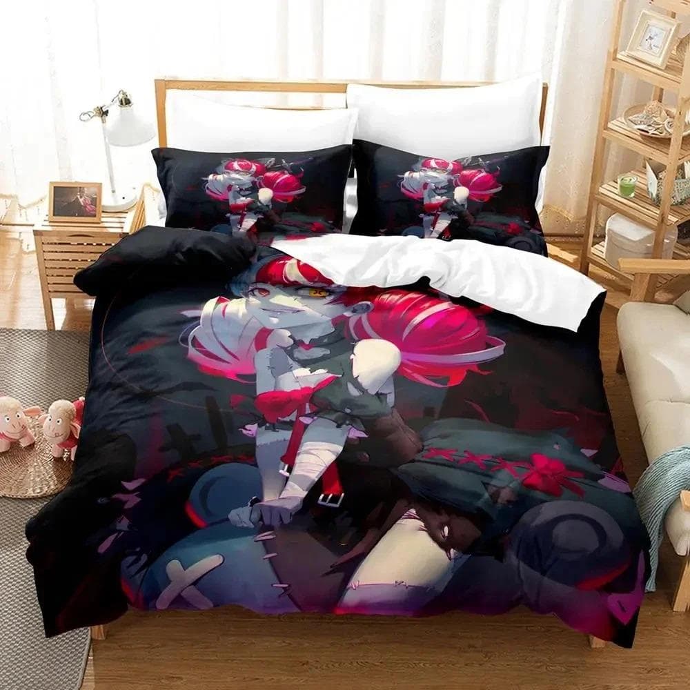 Anime Kureiji Ollie KUREIJI OLLIE Bedding Set Boys Girls Twin Queen Size Duvet Cover Pillowcase Bed Kid Adult Home Textileextile 70x133cm 2pcs