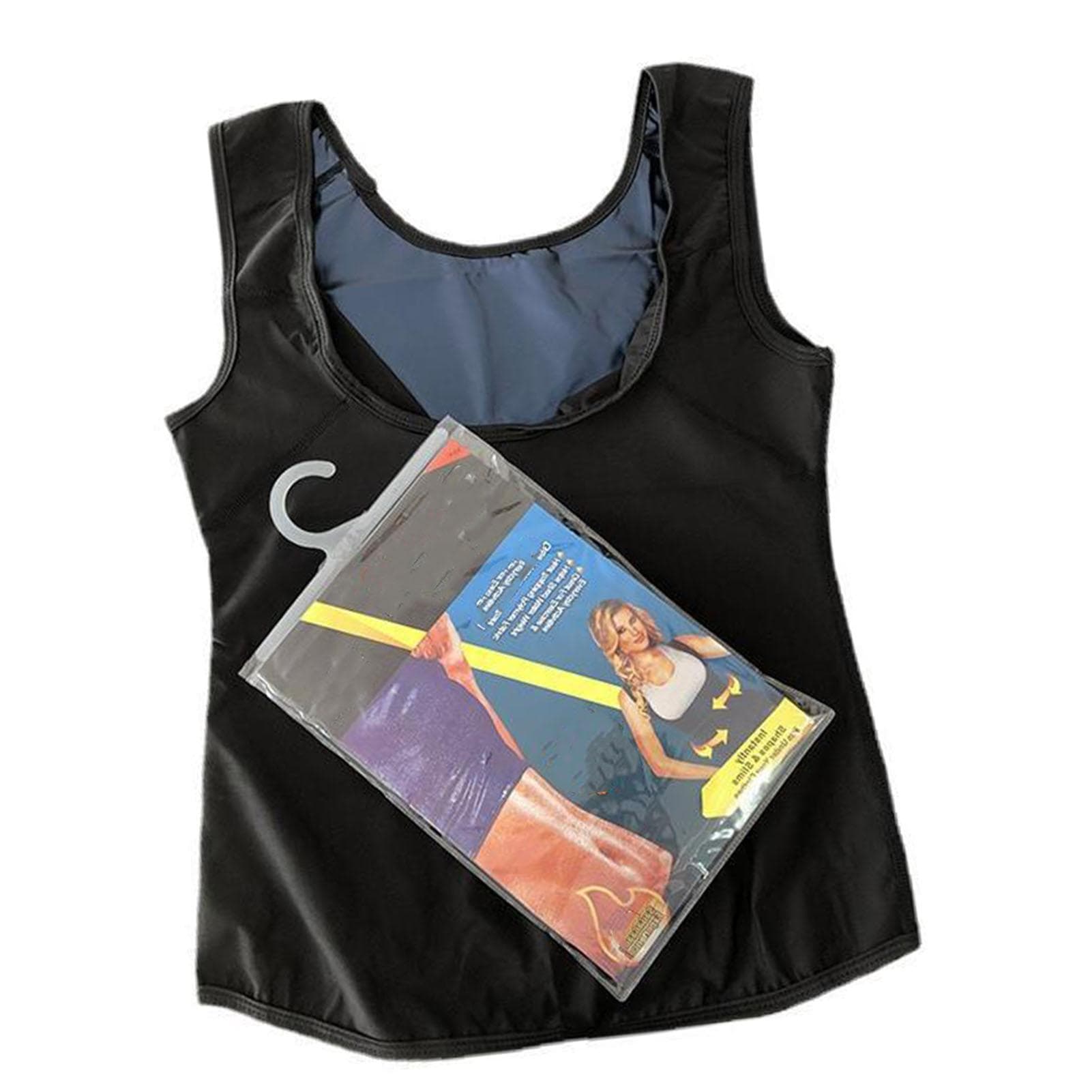 Men Sauna Vest Quick Drying Light Comfortable Compression Sweating Training Slimming Sauna Vest M M