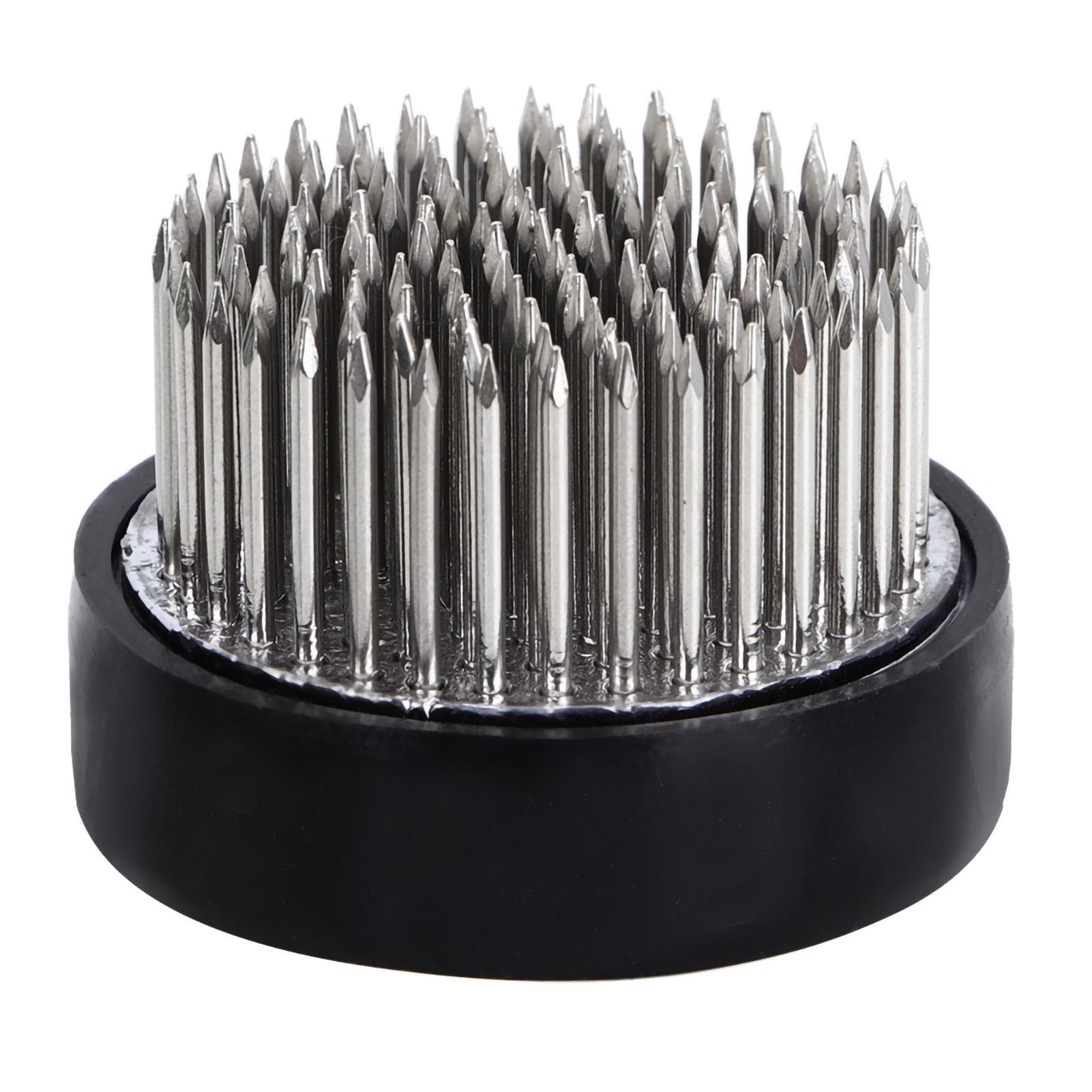 Round Ikebana Kenzan Stainless Steel Needle Flower Fixed Arrangement Tool (35mm)