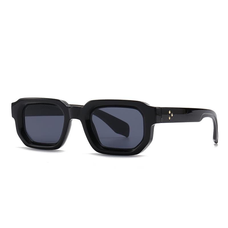 Cross-Border European American Narrow Frame Sunglasses Trendy Street Photography Retro Modern Charm 35100