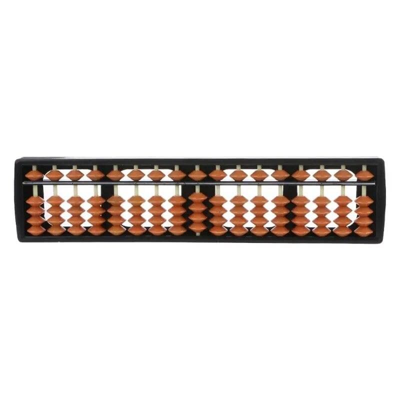 17 Digit Rods Standard Abacus Soroban Chinese Calculator Counting Tool Mathematics Beginners QX2B