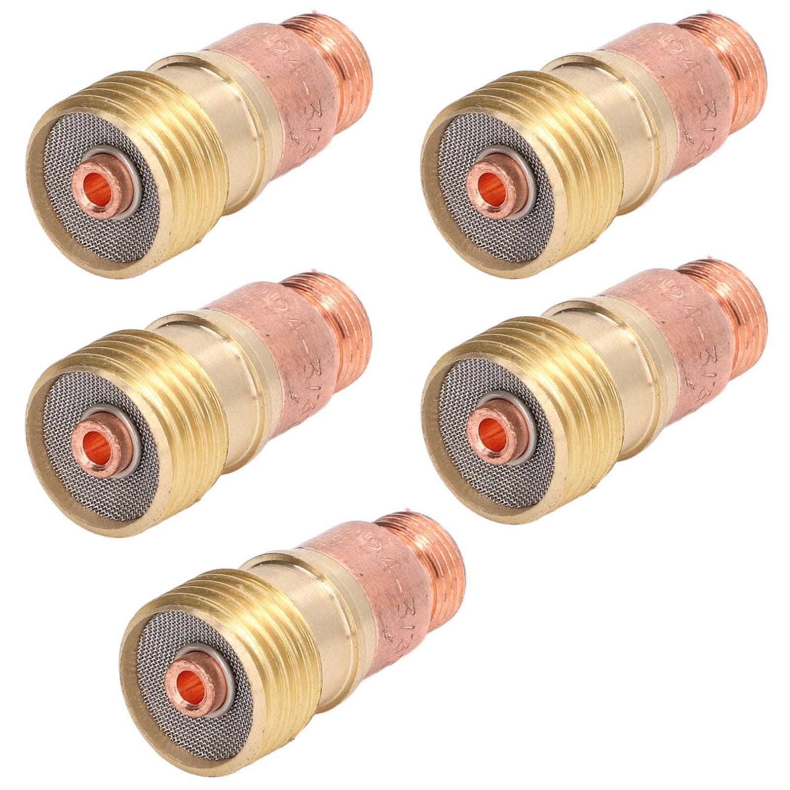 5Pcs 332in Gas Lens Collet Body Metal Welding Connector Replacement for Tig WP?17 18 26