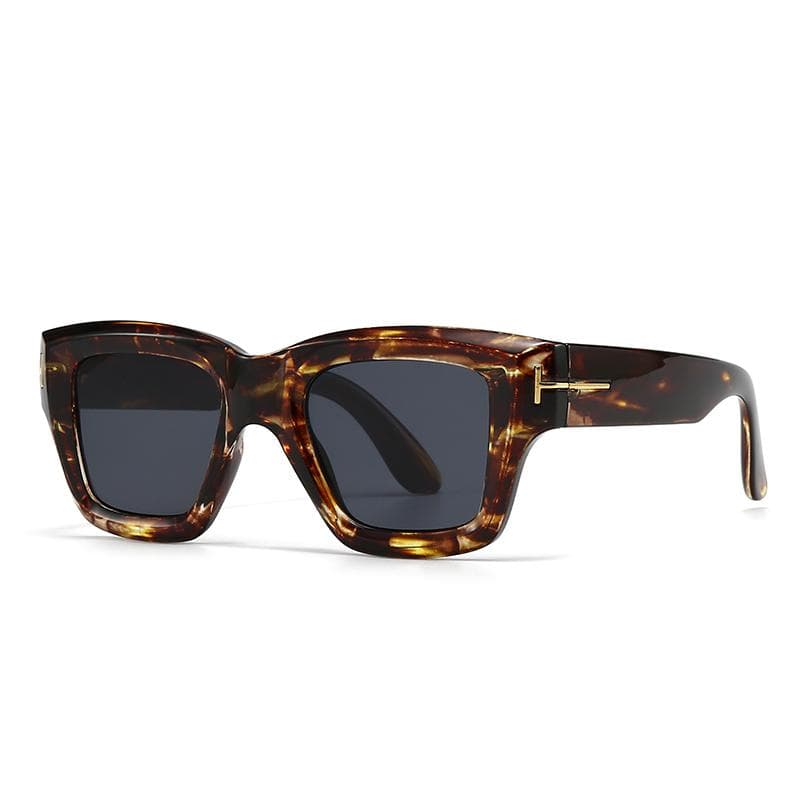 Modern Square Sunglasses European American Street Fashion Ins Popular Model Lh184 Cross-Border Trade SKY BLUE
