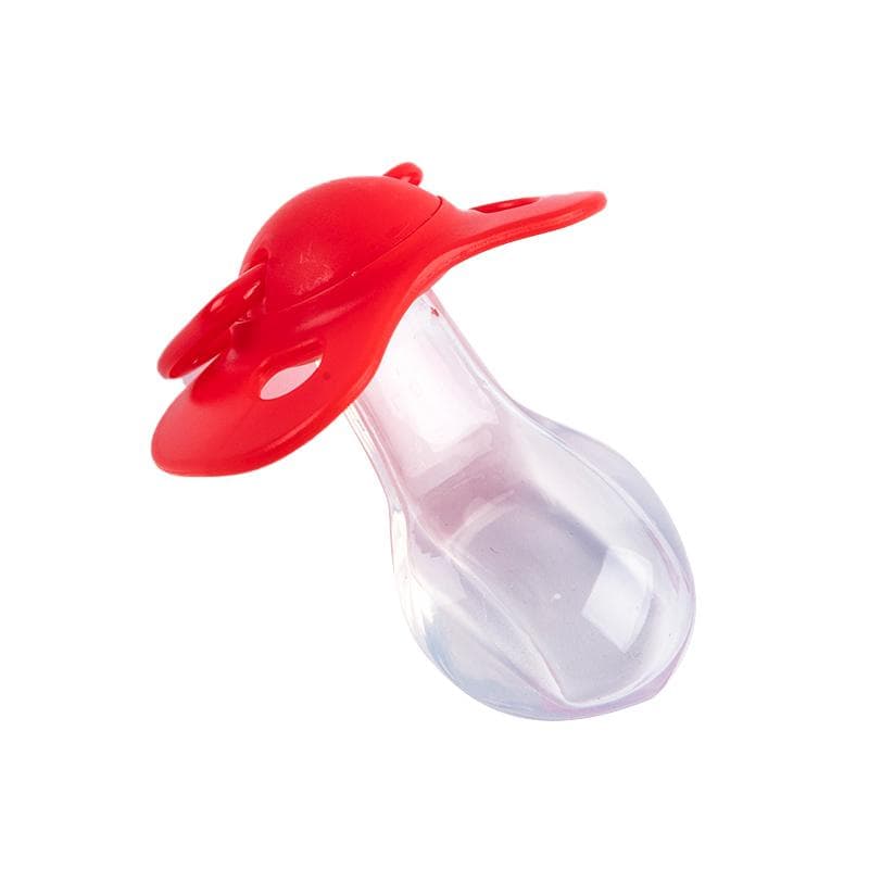Big Size Food Grade Silicone Nipples Soft Feeding Nipples Adult Baby Pacifier red