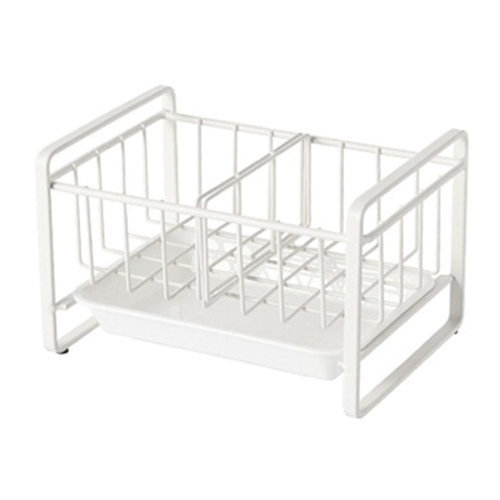 Kitchen Sink Organizer Iron Counter Sponge Holder Sink Caddy with Removable Drip Tray for Household