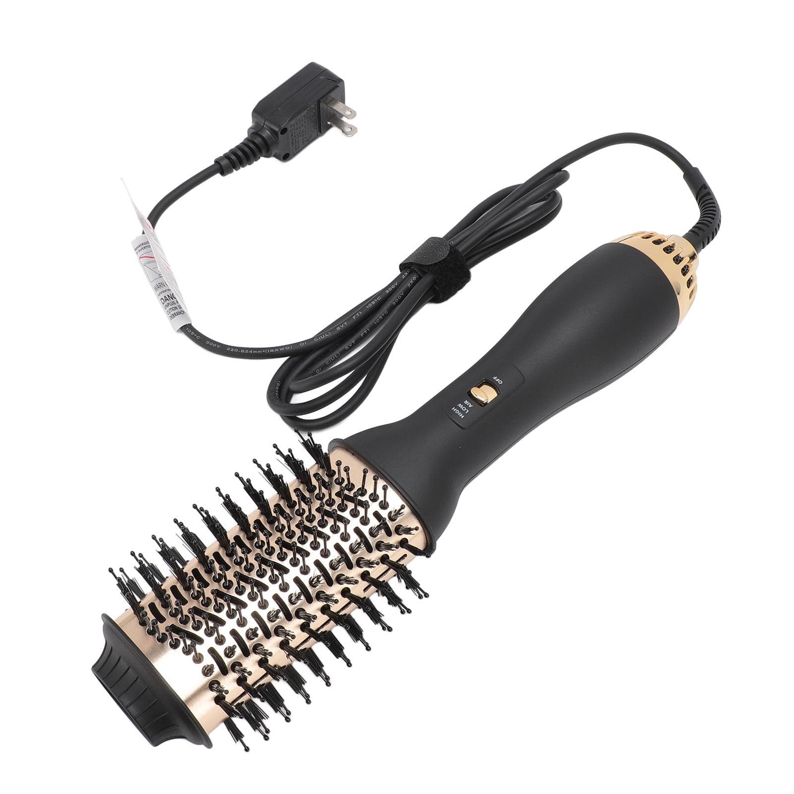 Hair Dryer and Styler Multifunctional Hair Straightener Curling Brush US PLUG