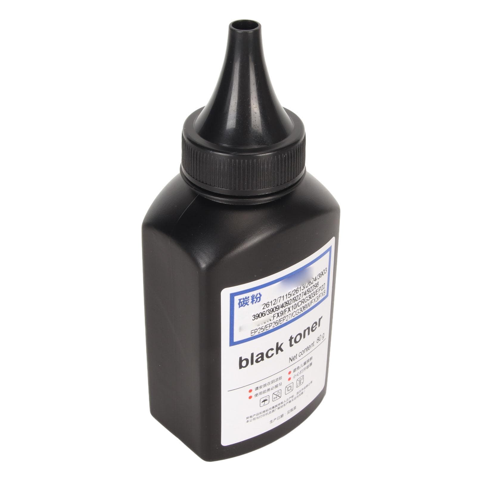 Black Toner Powder Printer Bottle Toner for HP2612 7115 2613 2624 EP22 CRG303 FX10
