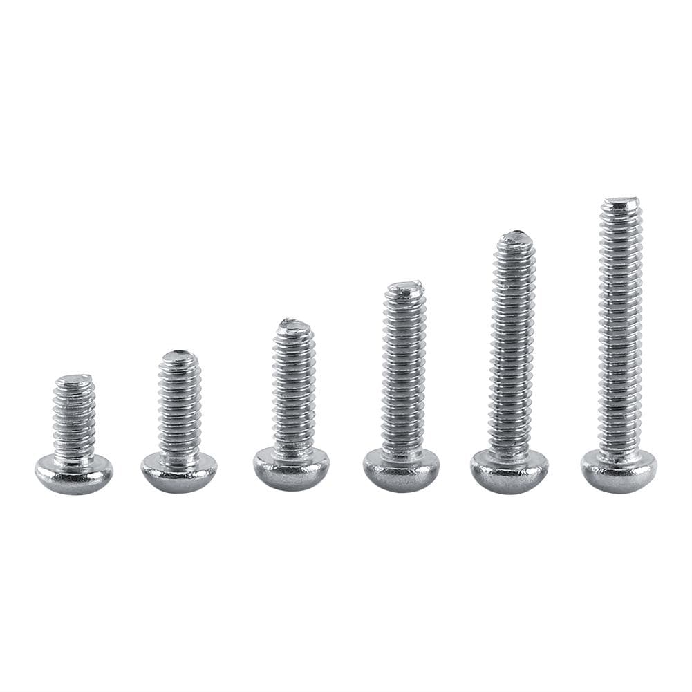 M2 Stainless Steel Hex Socket Screws Bolt and Hex Nuts Washers Assortment(Button head)