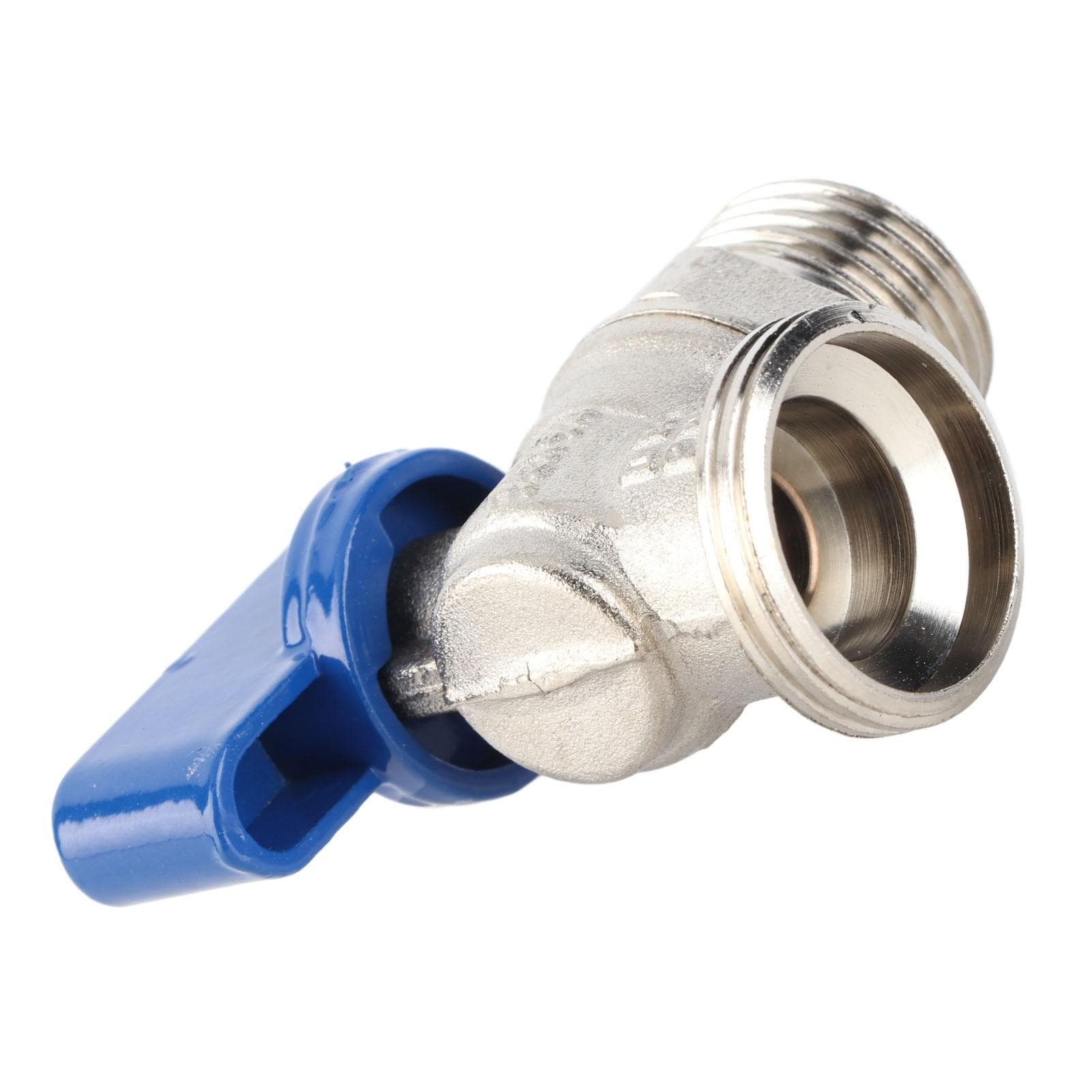 Angle Stop Valve G12 DN15 Male X G34 DN20 Male Thread Brass Quarter Turn Ball Valve