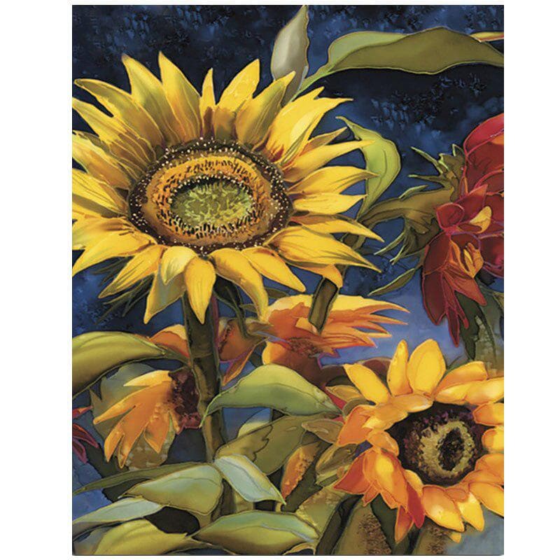 Diamond Painting Sunflower Sale Accessories 5D Diy Cross Stitch Diamond Embroidery Mosaic Home Decor 20X30CM