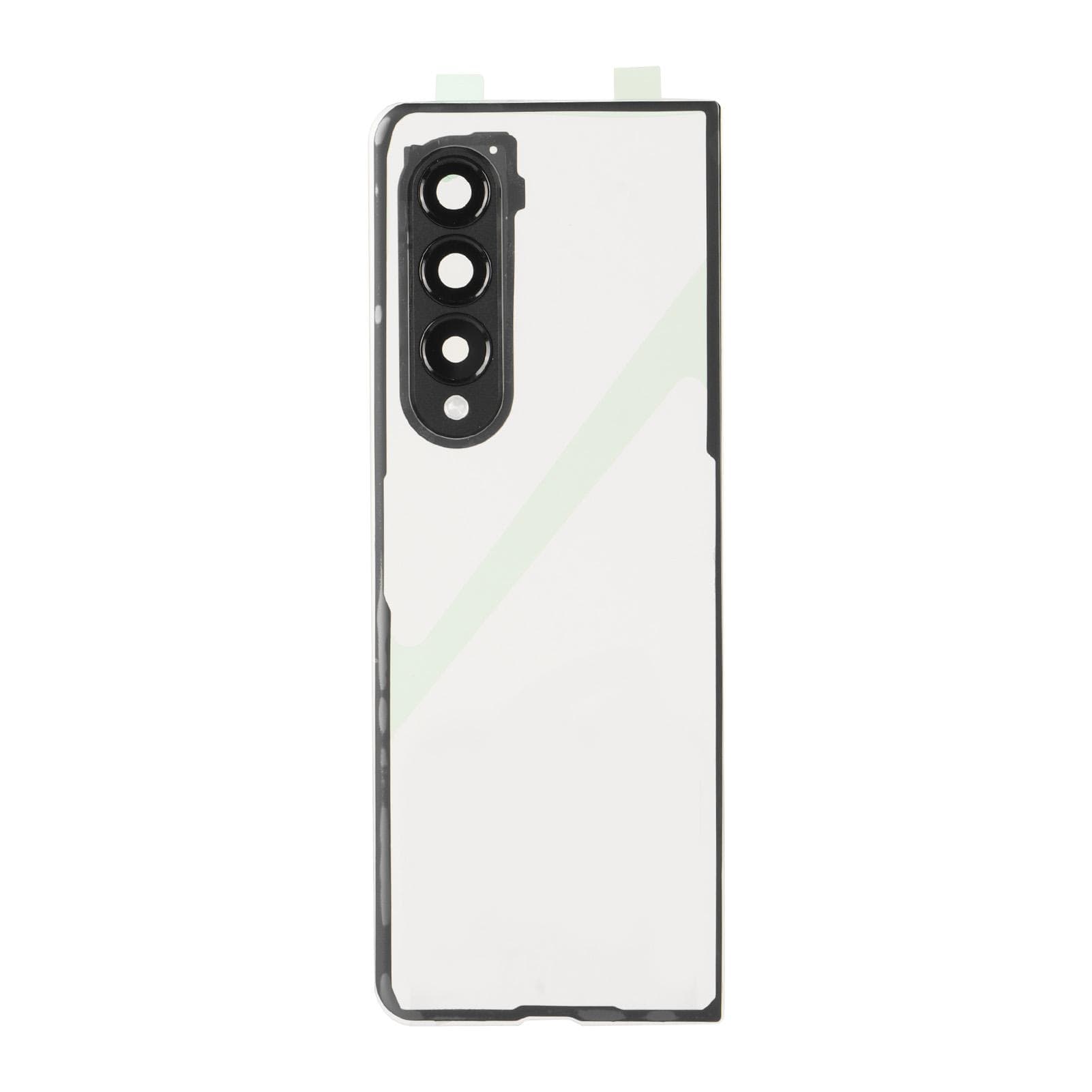 Transparent Clear Mobile Phone Back Glass Cover Phone Back Glass Cover Replacement for Galaxy Z black