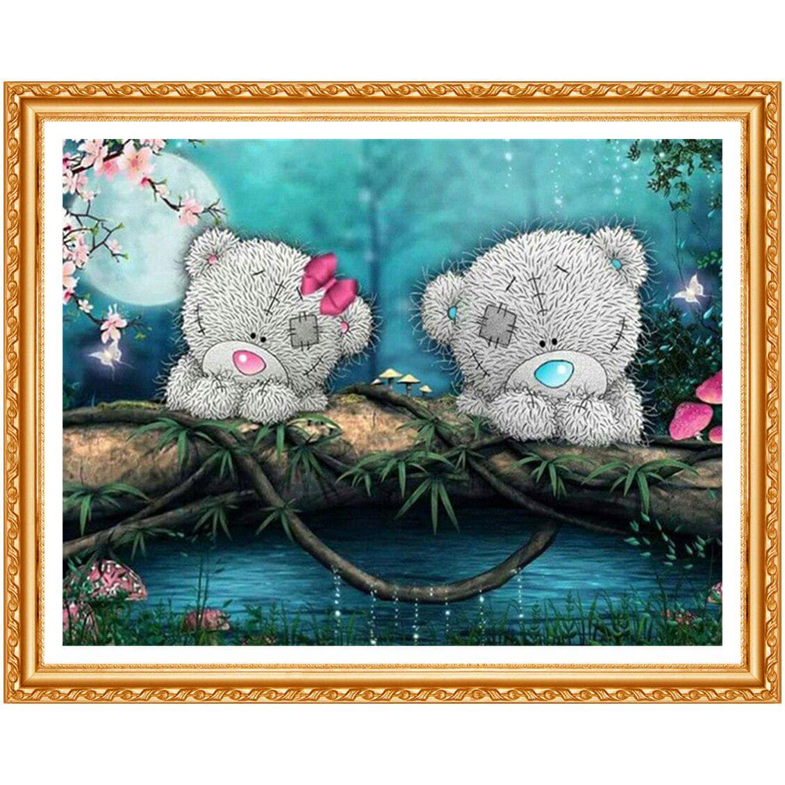 Diamond Painting Embroidery Cartoons 5d Diy Diamond Painting Full Round Diamant Painting 20X30CM