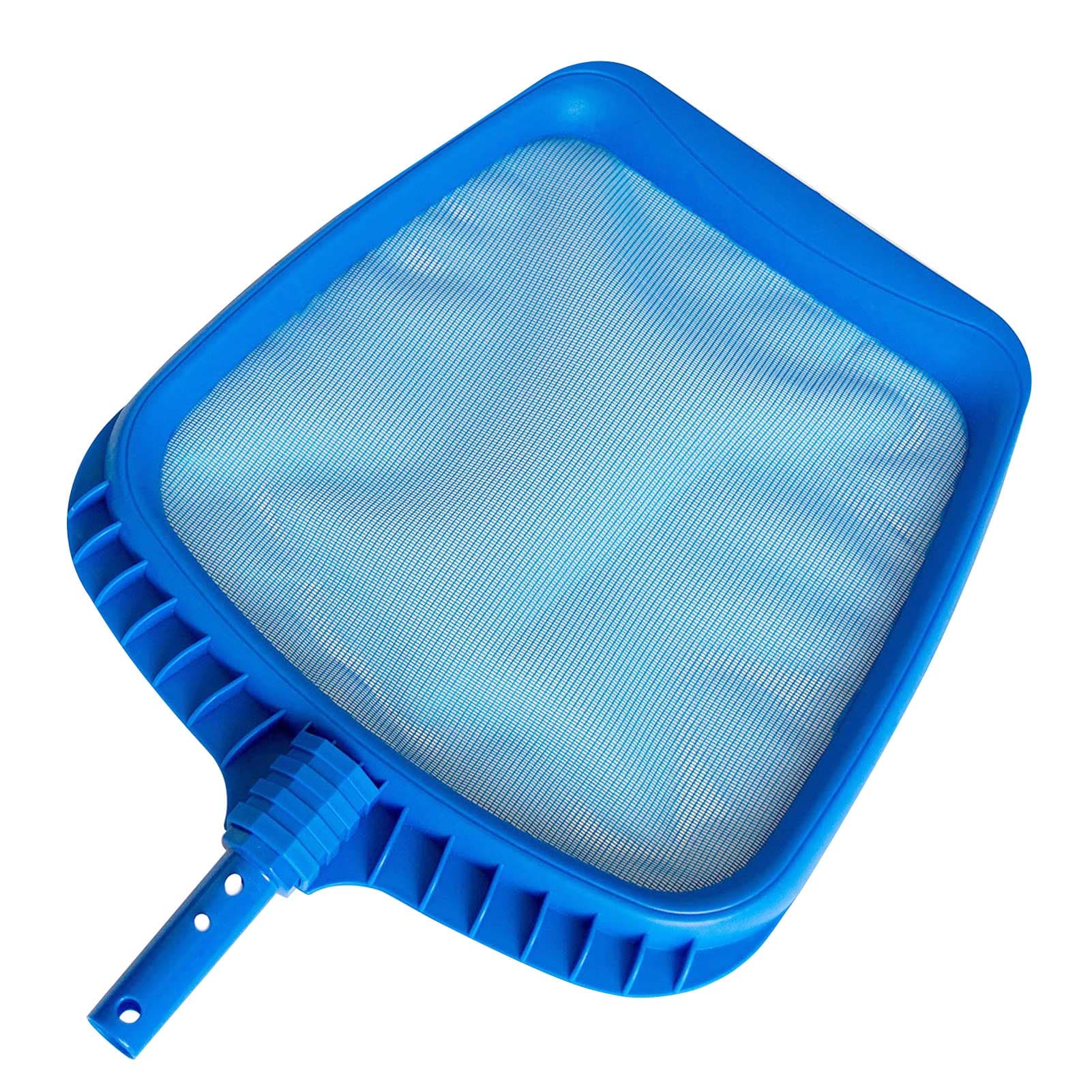 Heavy-duty Pool Skimmer Net Fine Mesh for Telescopic Pool Pole Swimming Pool Cleaning Supplies blue