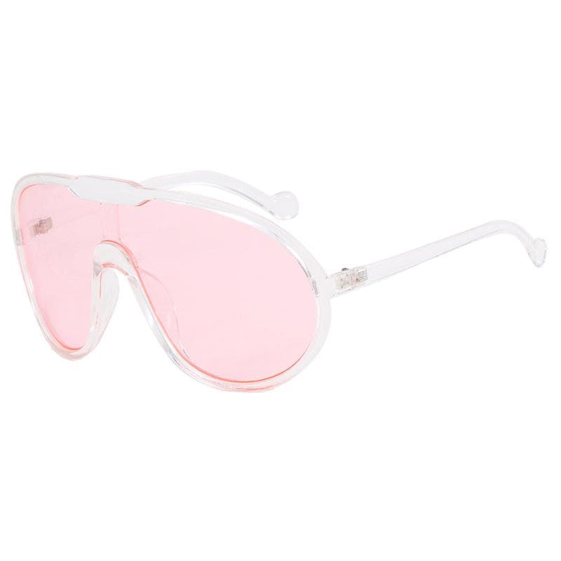 New Big Pilot Women Sunglasses Fashion Oversized One-piece Lenses Men Sun Glasses Outdoor Summer Driving Shades