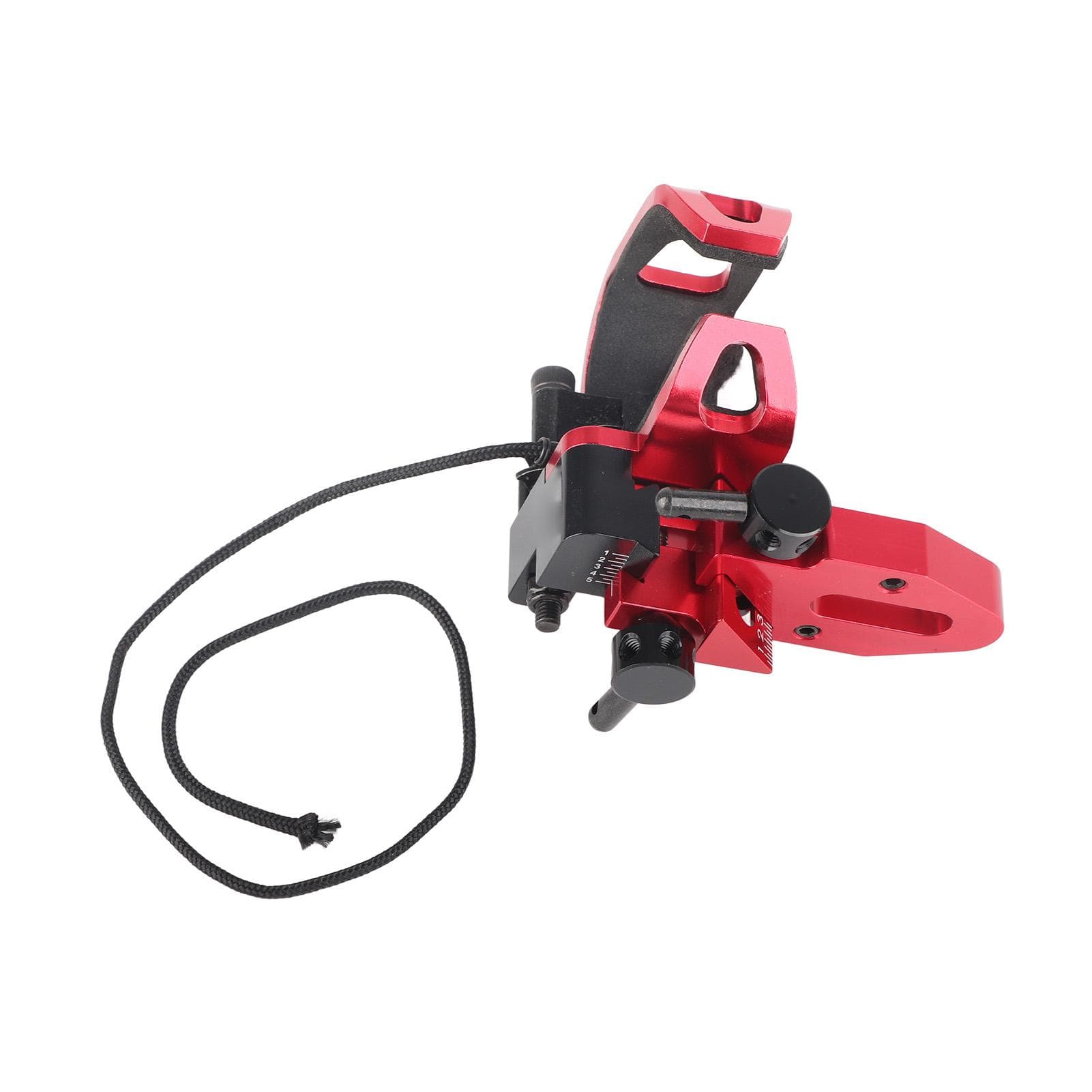 Aluminum Alloy Smackdown Lockup Click Arrow Rest Compound Bow Hunting Archery Accessory Red red