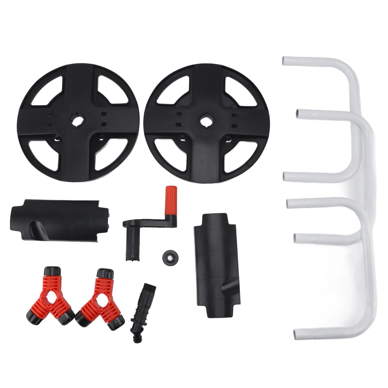 Garden Hose Reel Cart ABS Portable Water Hose Holder Hose Reel Storage Rack for Garden Lawn Farm
