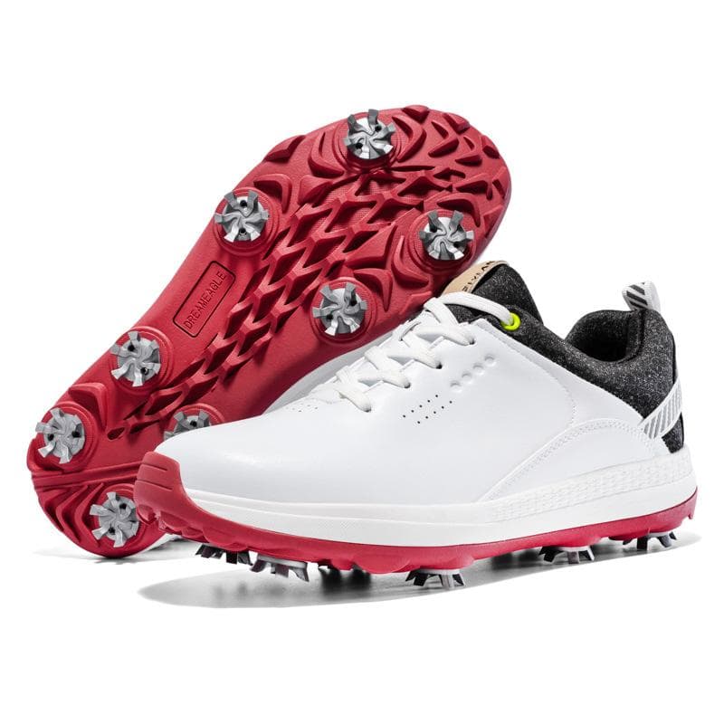 Large Size Men's Golf Shoelaces Nailed Waterproof Sports Casual Breathable Golf Shoes 47