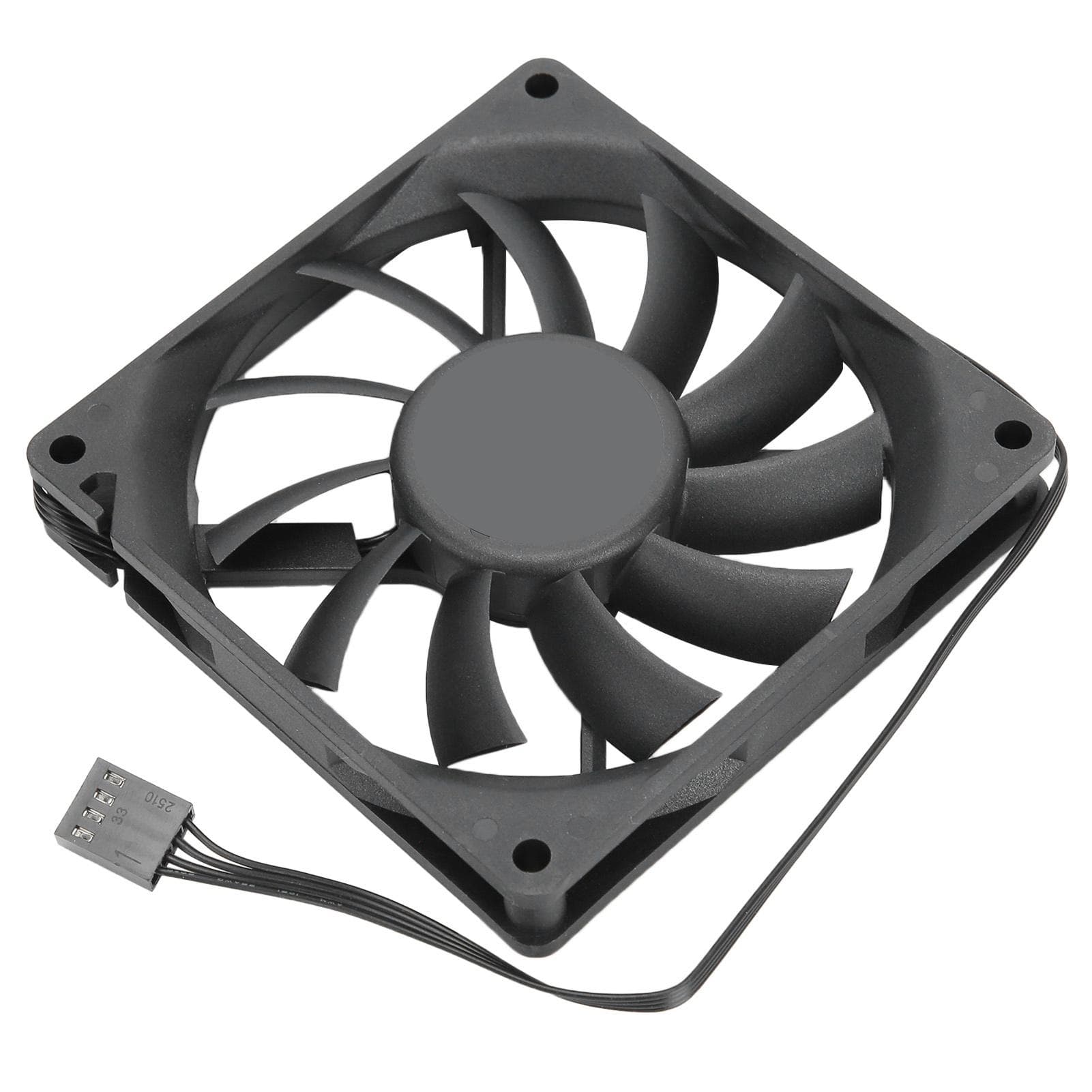 CPU Radiator Fan PWM 4Pin Cooling PC Cooler 12V Speed Regulation Ultra Thin Desktop Computer