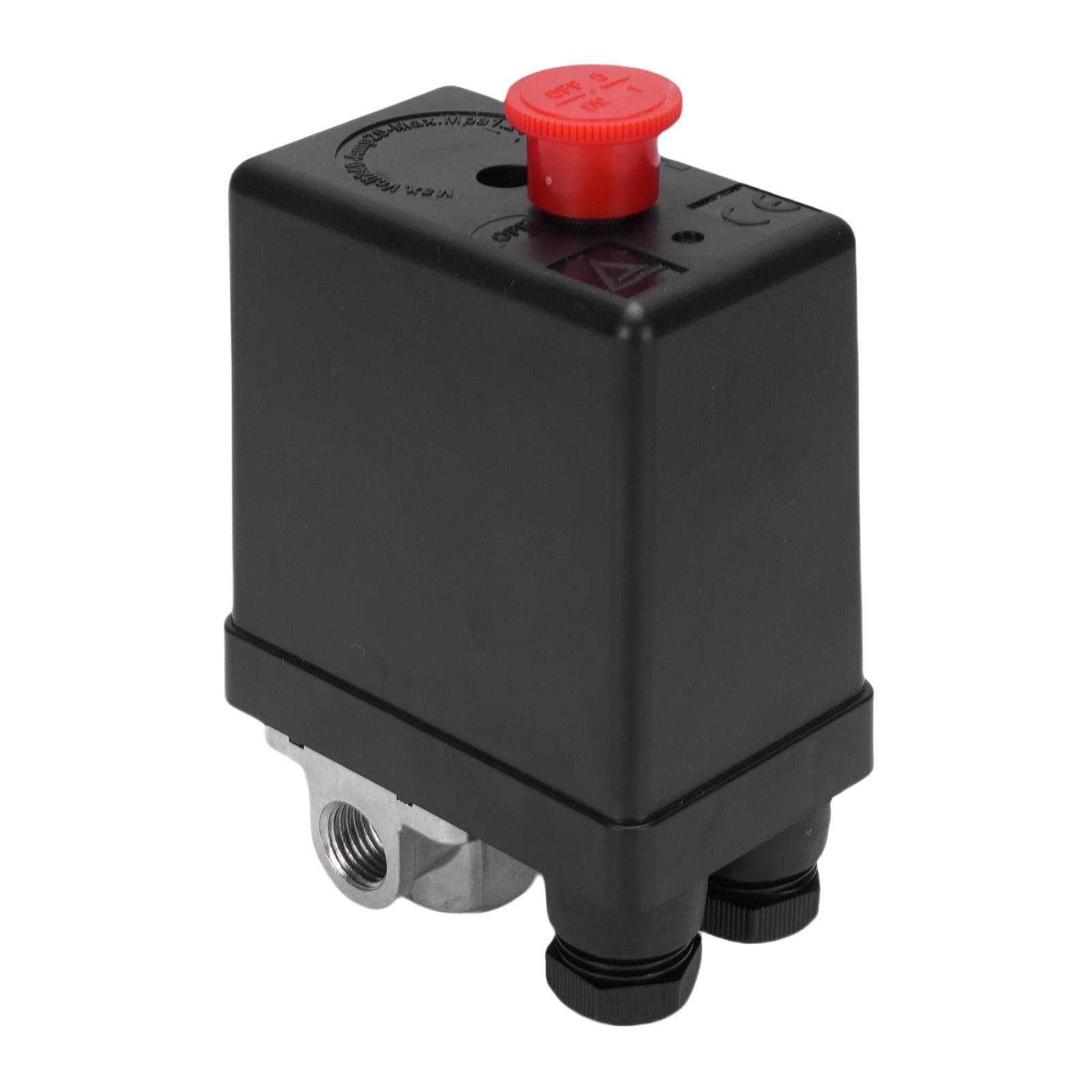Air Compressor Pressure Switch 90PSI 120PSI 4 Ports 240V 20A Pressure Control Switch Valve
