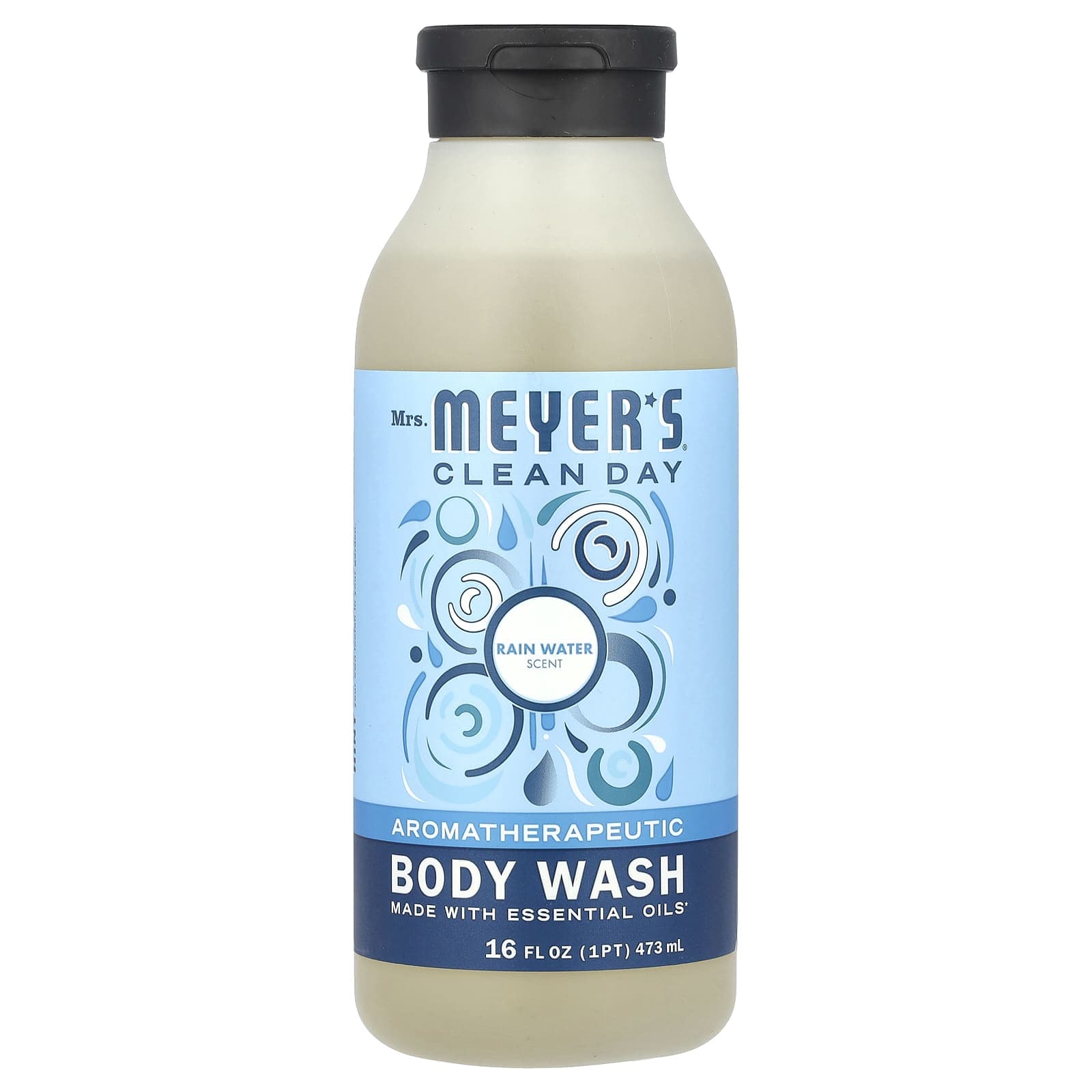 Mrs. Meyers Clean Day, Body Wash, Rainwater, 16 fl oz (473 ml)