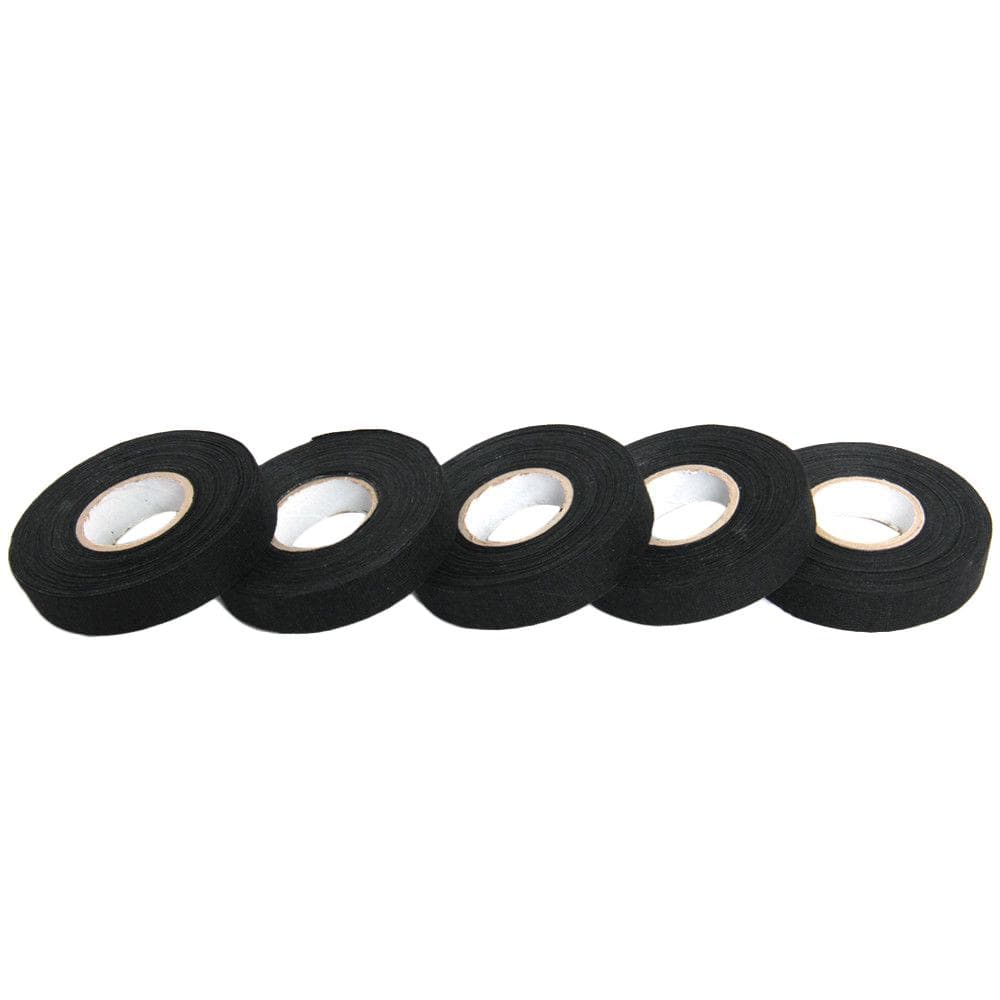 5 Rolls Wiring Loom Harness Tape Cable Looms Wiring Harness Cloth Adhesive Fabric Tape for