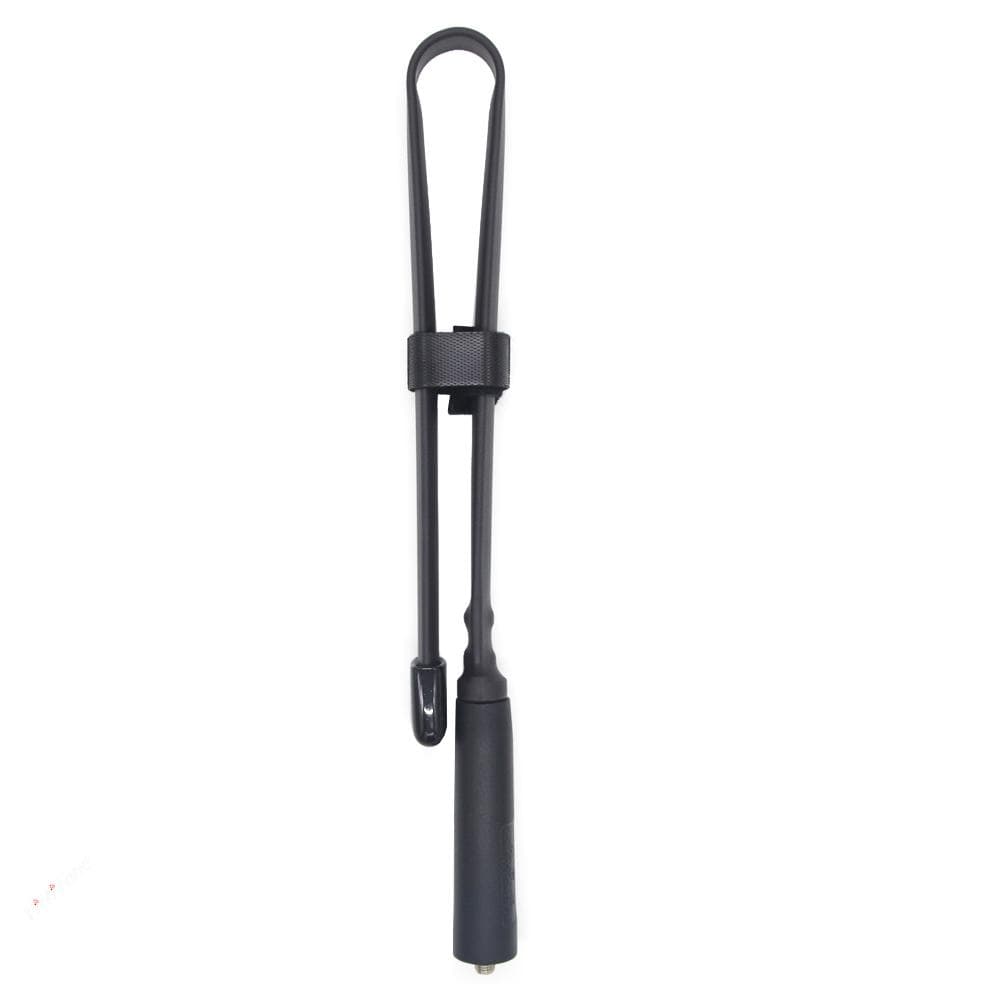 Foldable Intercom Antenna 124cm Walkie Talkie Antenna SMA-Female Interface High Gain 144/430MHz 48 SMA-Male black