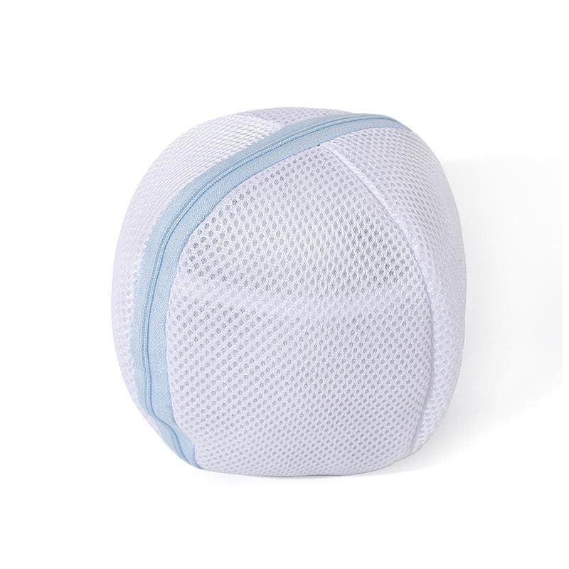 Folding Laundry Bag Bra Washing Bag Washing Machine Anti-deformation Bra Storage Bags Underwear Protective Zipper Laundry Bag blue
