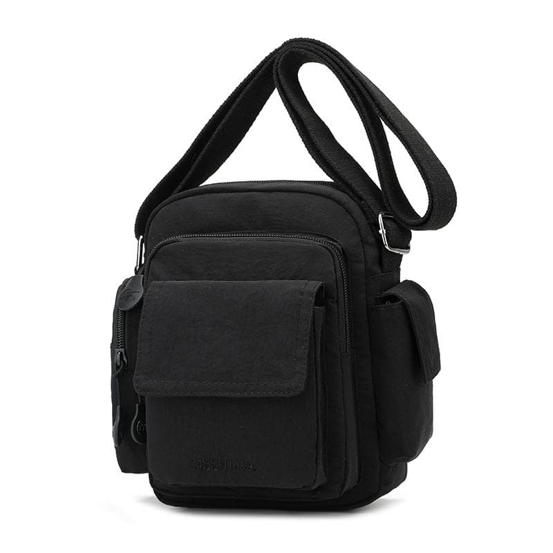 Outdoor Shoulder Bag Women's Multifunctional Crossbody Bag Commuter Mother Bag black