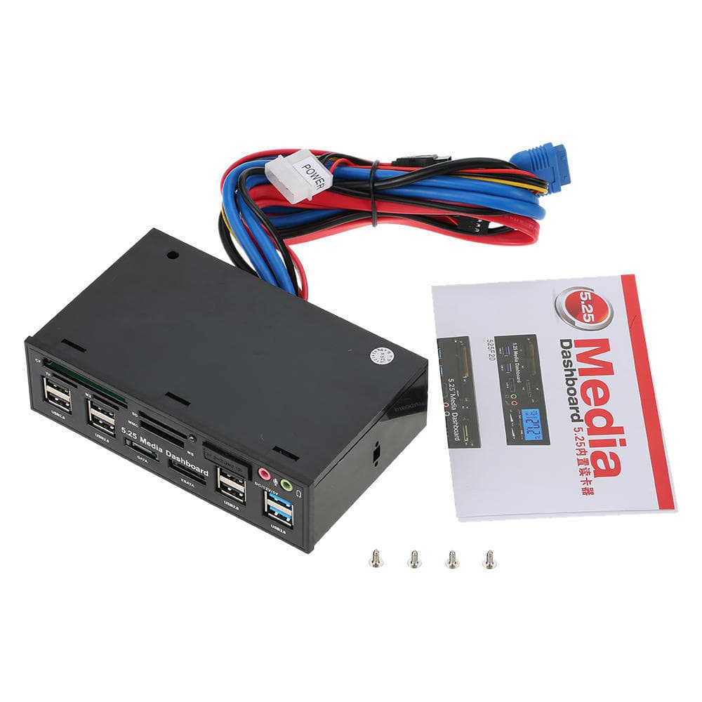 5.25  Internal SATA e-SATA USB Multi-Function Five-in-one Card Reader